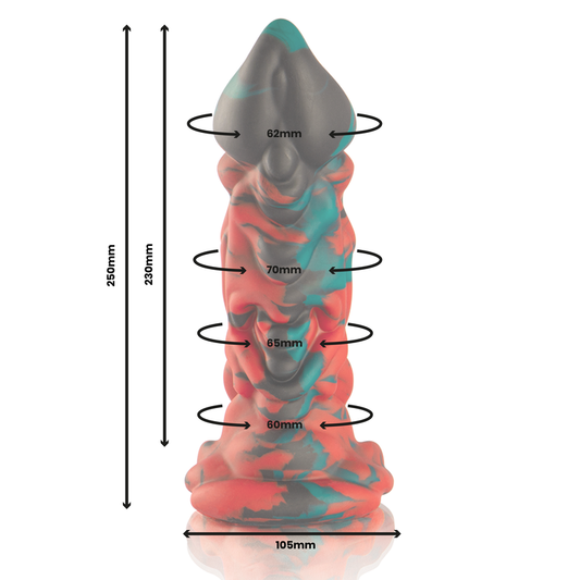 Dildo Epic Phobos | Silicone Grande, Design Mitológico e Sensação Luxuosa