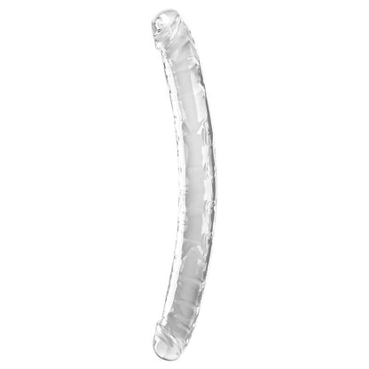 Dildo Doble Double Trouble 46 cm Transparente