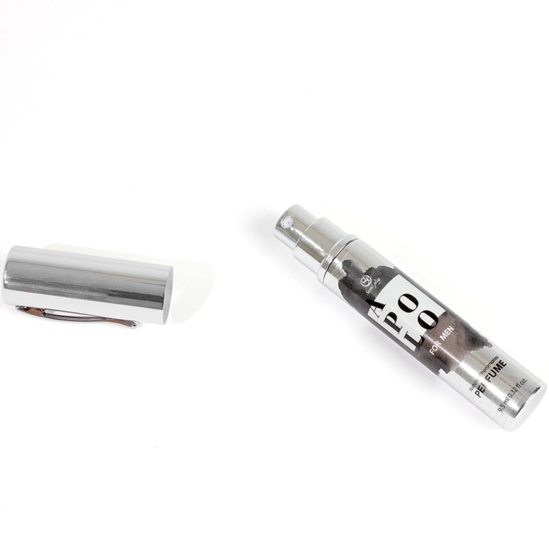 SECRETPLAY Apolo Perfume Feromonas Masculino 9,5 ml, frasco de viagem com spray