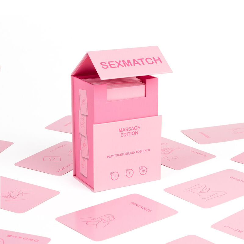 SECRETPLAY Jogo de Cartas Sexmatch Massagem Edição para Casais