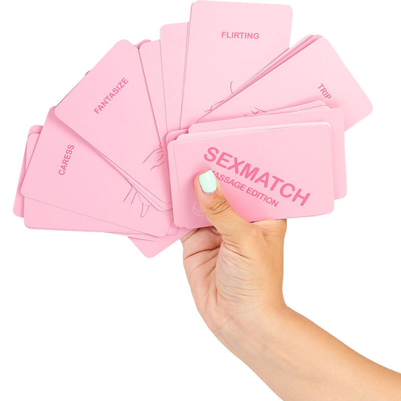 SECRETPLAY Jogo de Cartas Sexmatch Massagem Edição para Casais