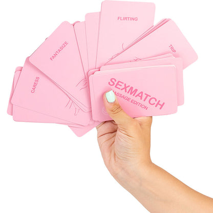 SECRETPLAY Jogo de Cartas Sexmatch Massagem Edição para Casais