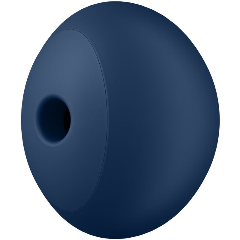 Satisfyer Air Power 4 estimulador e vibrador azul, exibindo seu design compacto e silicone suave.