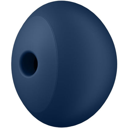 Satisfyer Air Power 4 estimulador e vibrador azul, exibindo seu design compacto e silicone suave.