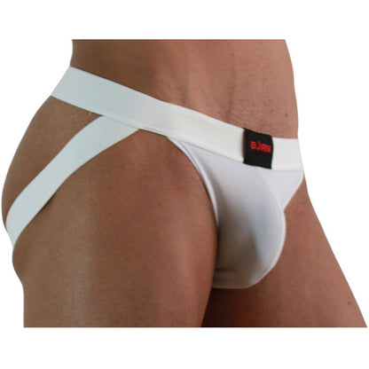 BURN Jockstrap Lycra Blanco