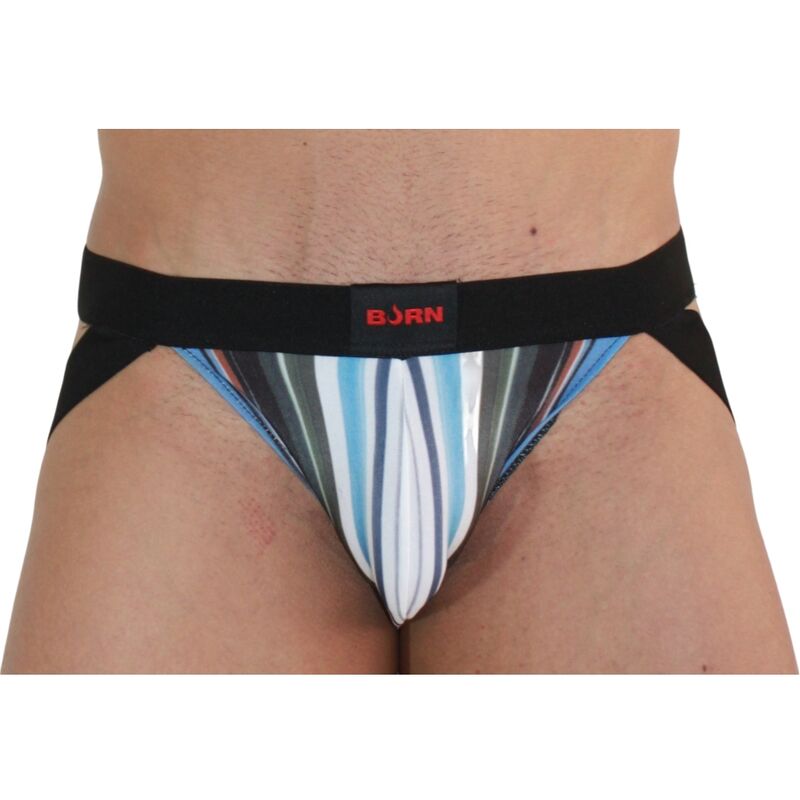 BURN Jockstrap Multicolor y Negro - Estilo, Fantasía y Confort