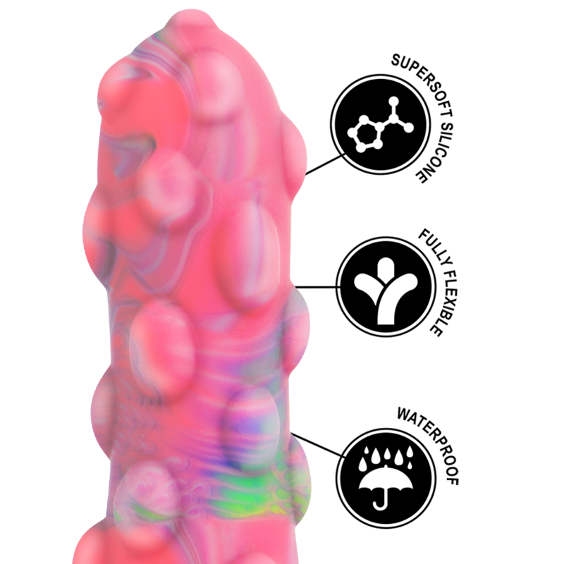 Dildo Epic Nixie | Silicone Líquido, Design Místico e Base com Sucção