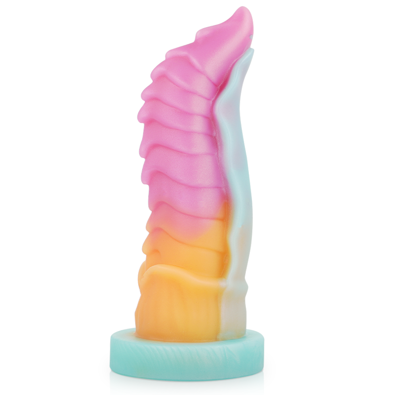 Close-up do Dildo EPIC Kelpie Formato Cavalo, mostrando sua textura em silicone e base com ventosa.