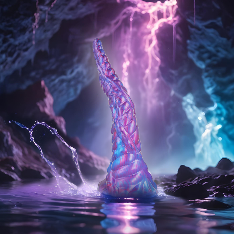 Dildo Epic Nokken | Silicone Líquido, Design Mitológico e Base com Sucção