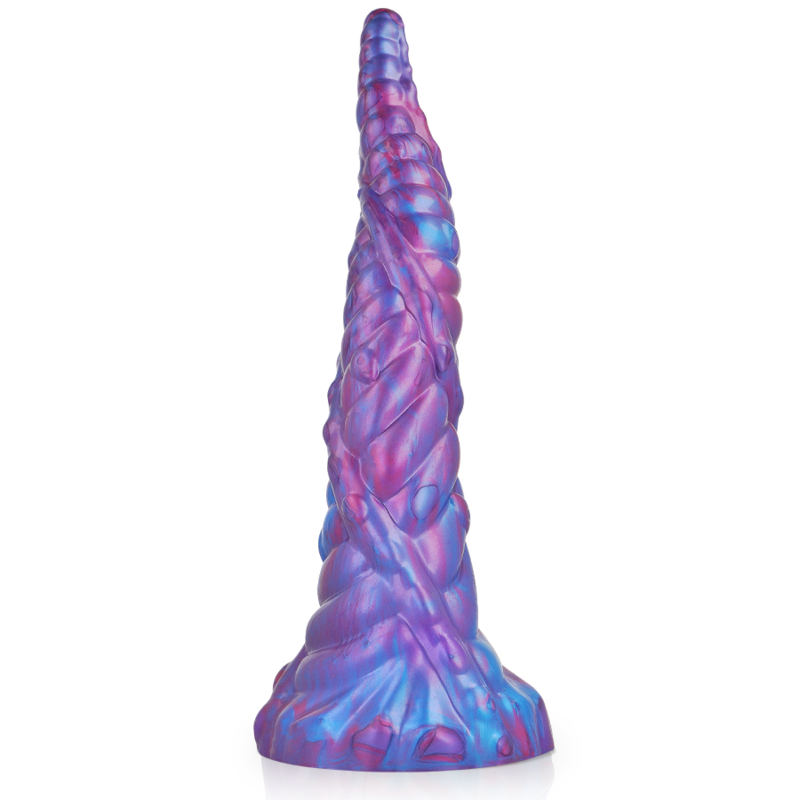 EPIC Dildo Nokken Criatura Aquática de silicone com base de sucção, detalhe da textura e forma mítica.