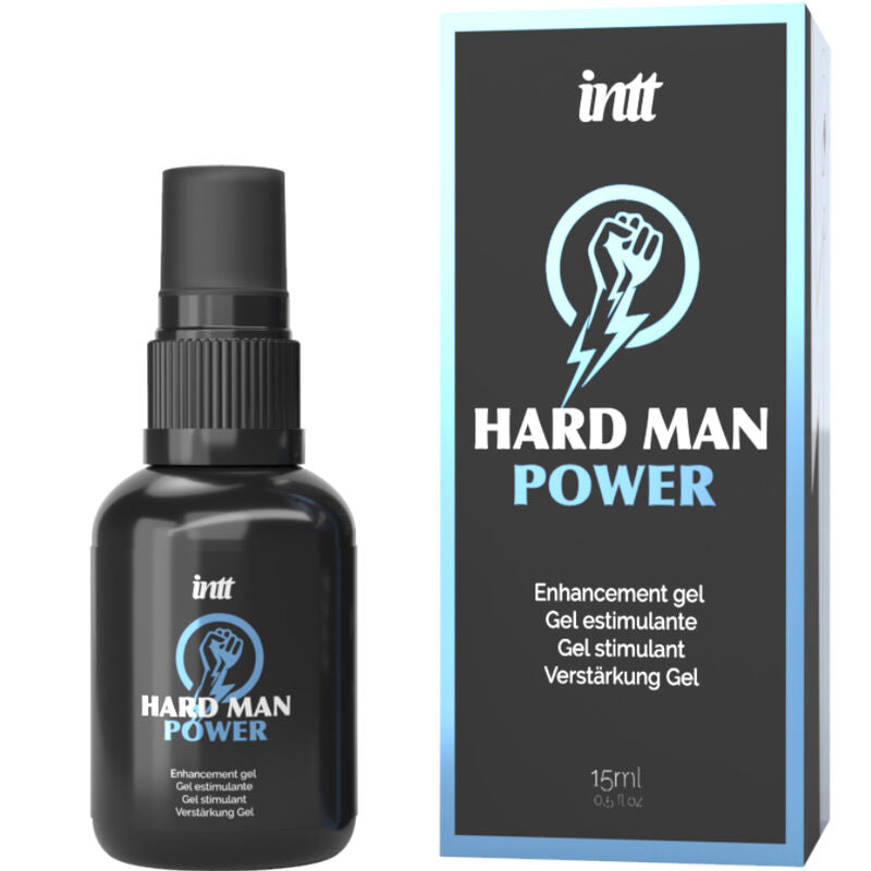 INTT Gel Estimulante Hard Man Power, para intensificar o prazer e a libido masculinos.