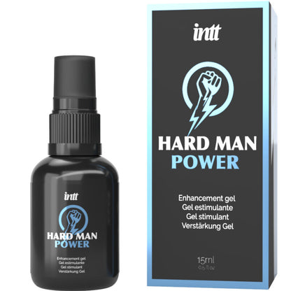 INTT Gel Estimulante Hard Man Power, para intensificar o prazer e a libido masculinos.