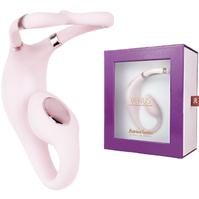 Vibrador Adrien Lastic Couple Secrets II de dupla estimulação rosa com controlo via app