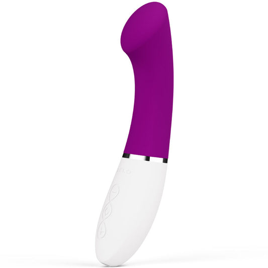 Close-up do LELO GIGI™ 3 Vibrador Ponto G Recarregável com App Rosa, mostrando seu design ergonómico e silicone suave.