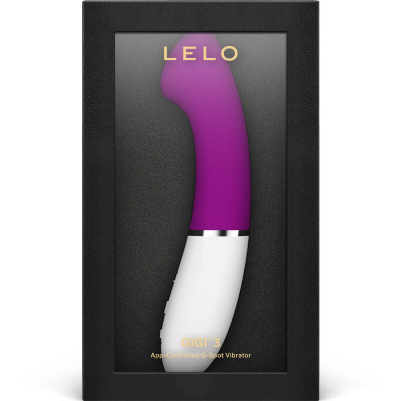 Close-up do LELO GIGI™ 3 Vibrador Ponto G Recarregável com App Rosa, mostrando seu design ergonómico e silicone suave.