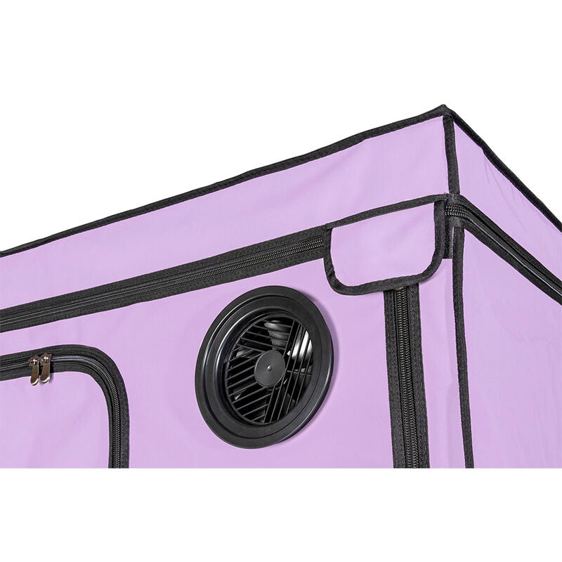 SECRET DOME Cabine BDSM Portátil Escândalo Roxo com iluminação LED e sistema de contenção