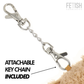 Urso de Pelúcia BDSM Yogi | Fetish Submissive, com Algemas e Chaveiro