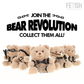 Urso de Pelúcia BDSM Yogi | Fetish Submissive, com Algemas e Chaveiro