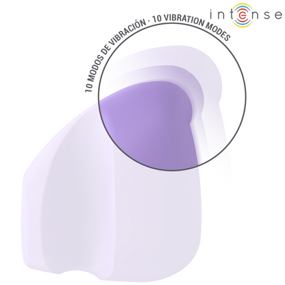 INTENSE Vibrador Ursula 10 Vibrações Roxo para estimulação externa