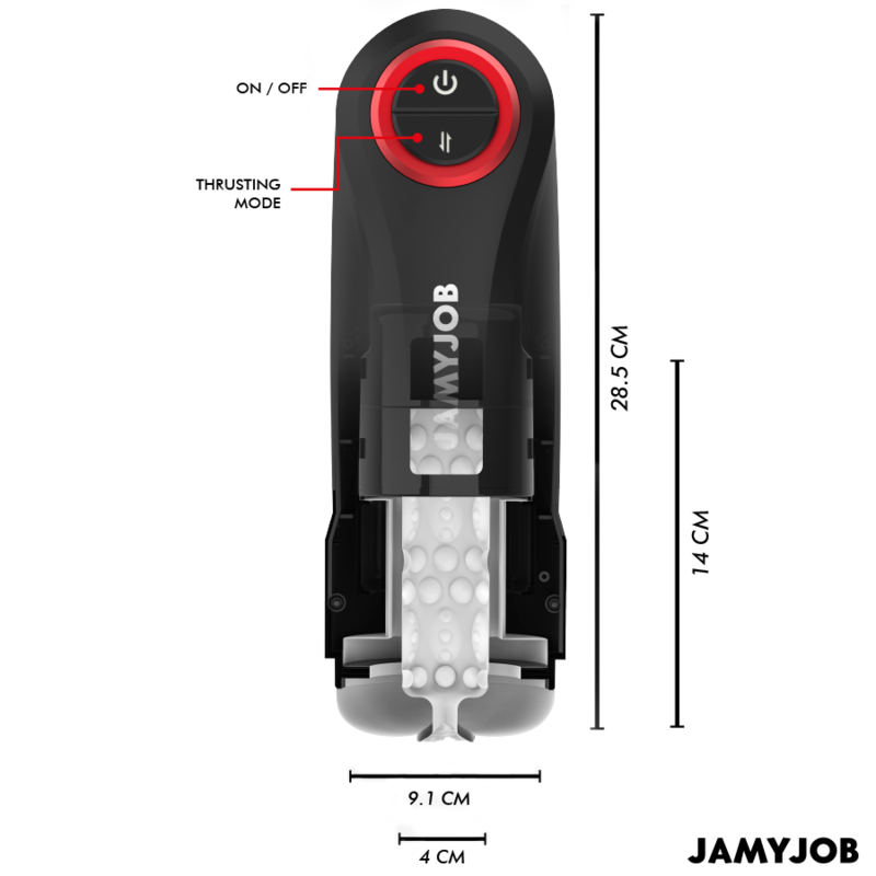 Masturbador Automático Masculino JAMYJOB Gravity com 5 Modos de Sucção