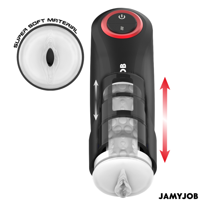 Masturbador Automático Masculino JAMYJOB Gravity com 5 Modos de Sucção