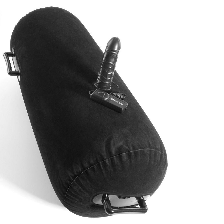 Close-up da Almofada de Posicionamento Luv Log Inflável Vibratória FETISH FANTASY SERIES, mostrando o design e o vibrador integrado.