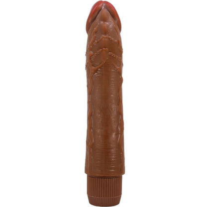 Vibrador realista Dybbuk 24 CM da BAILE, apresentando sua textura detalhada e design ergonômico.