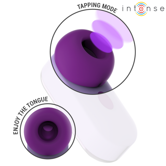 Estimulador de Clitóris Sabrina Intense Roxo | Design Compacto e Língua Vibrante