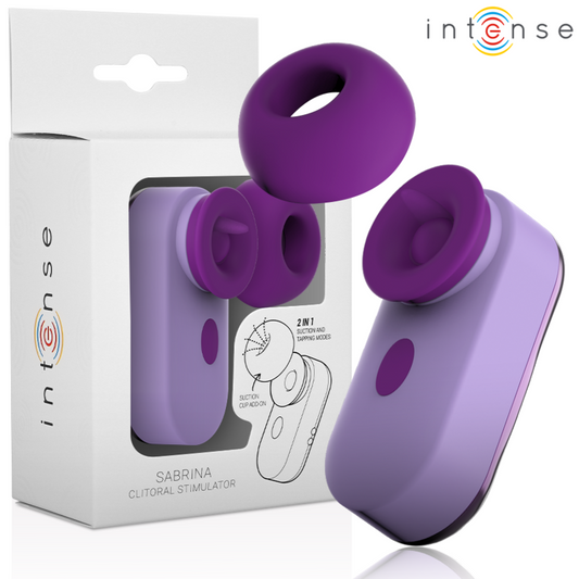 Estimulador de Clitóris Sabrina Intense Roxo | Design Compacto e Língua Vibrante