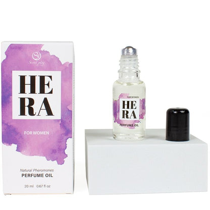 Frasco de perfume em óleo Secretplay Hera com feromonas, 20ml.