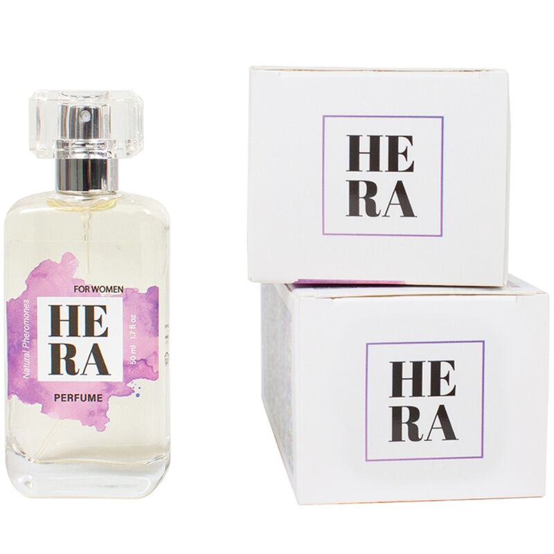 Frasco de perfume SECRETPLAY Hera com feromonas naturais para mulheres 50ml.
