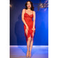 Chilirose – Babydoll Vermelho com Renda e Tule CR 4847