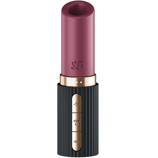 Close-up do SATISFYER Pro 2 Kiss Wave Estimulador Clitoriano Air Wave Discreto, mostrando seu design elegante e discreto.