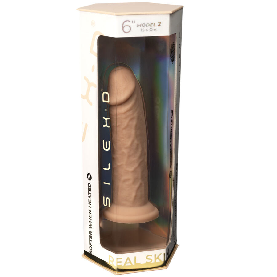 SILEXD Dildo Realista Silicone Termorativo Premium 15,4 CM