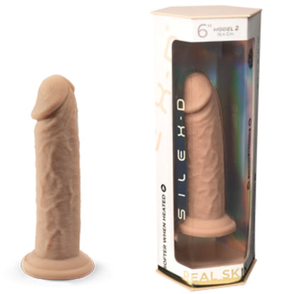 SILEXD Dildo Realista Silicone Termorativo Premium 15,4 CM