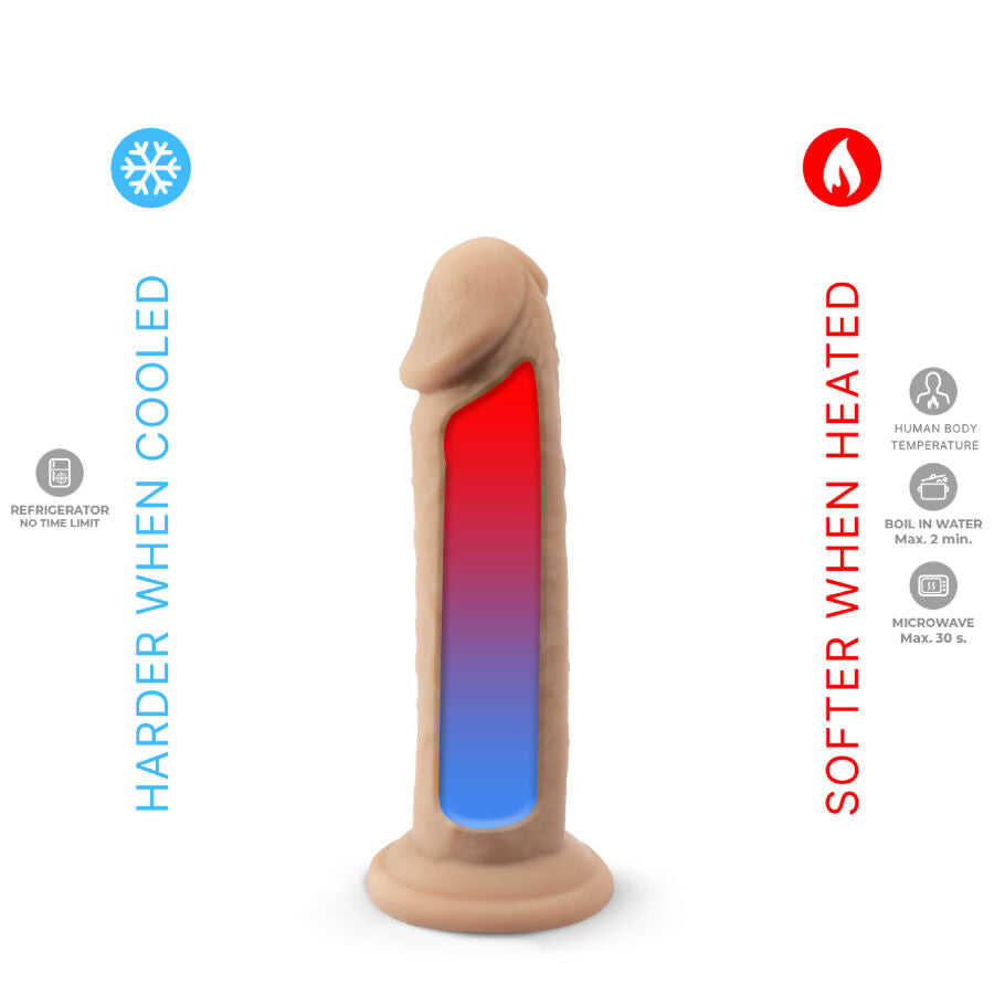 SILEXD Dildo Realista Silicone Termorativo Premium 15,4 CM