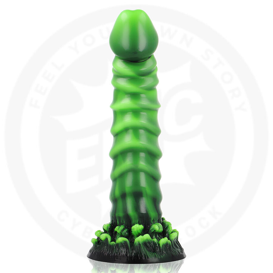 EPIC CYBERSILICOCK Dildo Caelion Living Root com design orgânico e cor natural.