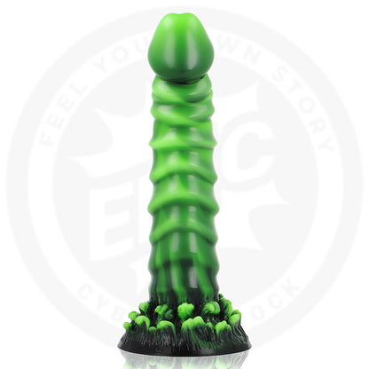 EPIC CYBERSILICOCK Dildo Caelion Living Root com design orgânico e cor natural.