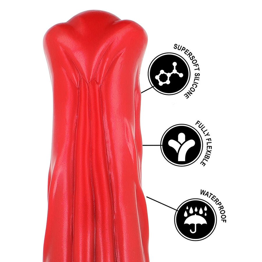 Dildo EPIC CYBERSILICOCK Aethon que brilha no escuro, feito de silicone de alta qualidade.