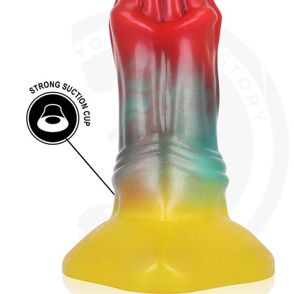 Dildo EPIC CYBERSILICOCK Aethon que brilha no escuro, feito de silicone de alta qualidade.