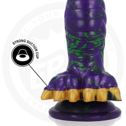 Dildo Crocotta Mystic Aurora da EPIC CYBERSILICOCK, design inspirado na aurora.
