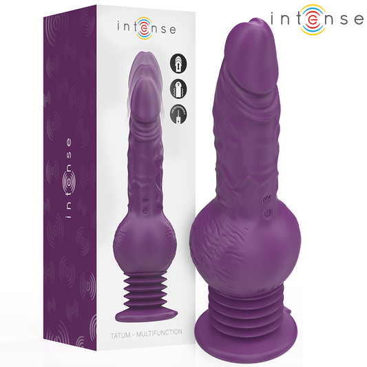 INTENSE Vibrador Tatum Multifuncional com Vibração Up & Down 24cm Roxo