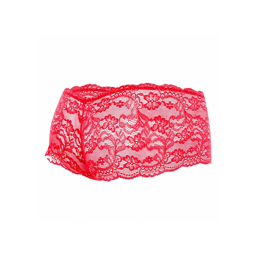 MaleBasics Boxer de Renda Vermelha L/XL Sensual