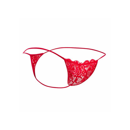 Tanga de Encaje Rojo Sexy L/XL