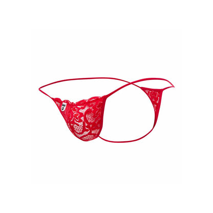 Tanga de Encaje Rojo Sexy L/XL