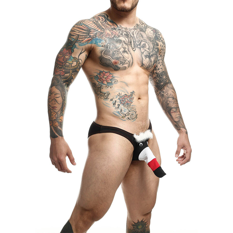 Traje de baño Malebasics Tucan negro, talla L