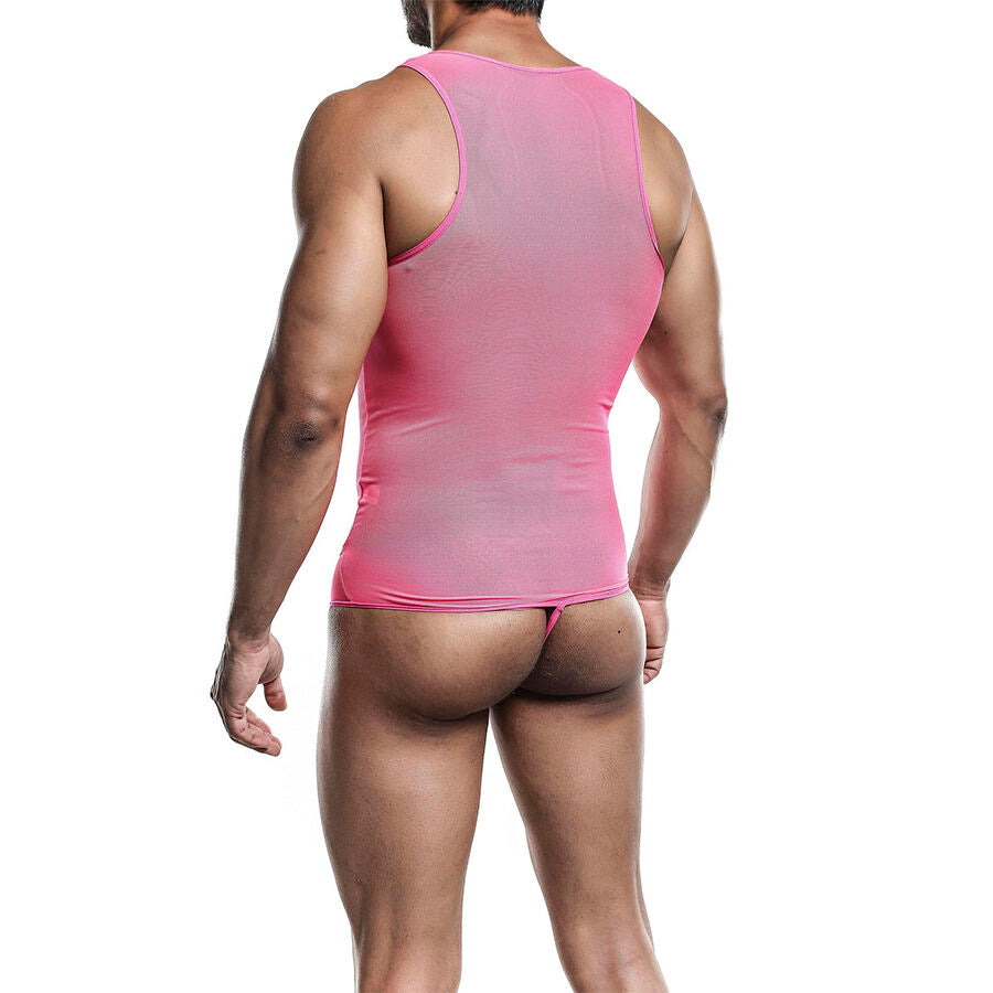 MOB Bodysheer Transparente Rosa L/XL Malla Sensual