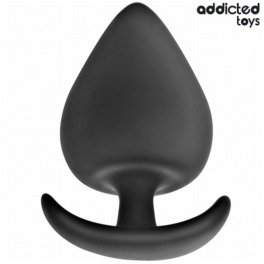 Imagem de um Plug Anal de Silicone ADDICTED TOYS (66mm) com design ergonómico.