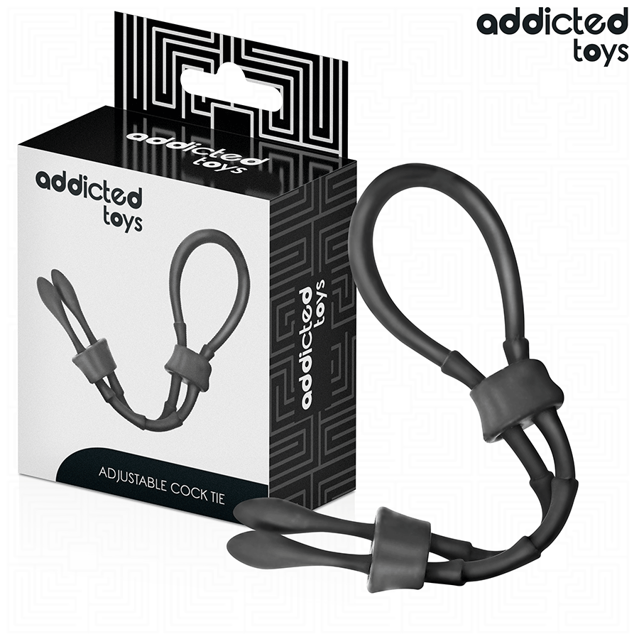 ADDICTED TOYS Corda Peniana de Silicone Ajustável, para controlo e estimulação.