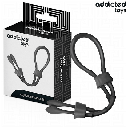 ADDICTED TOYS Corda Peniana de Silicone Ajustável, para controlo e estimulação.